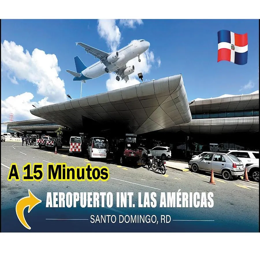 Apartamento Amueblado Caribe, Santo Domingo A 10 Minutos Del Aeropuerto Internacional De Las Americas 0*,